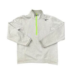 Nike Gray Jacket with Neon Green Zip